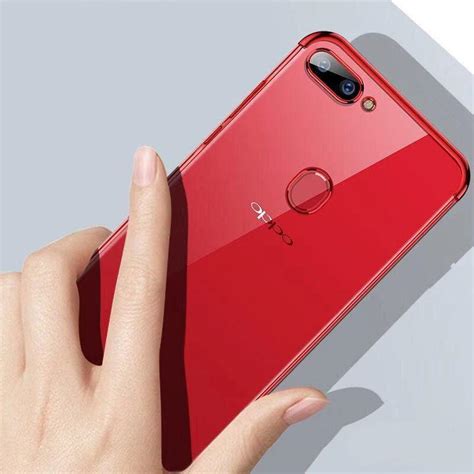 OPPO AX5S A5S Case Luxury Slim Clear Back Plating Soft TPU Shockproof Phone Cover Shell | Shopee ...