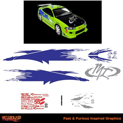 Fast And Furious Car Stickers - Fast Furious One