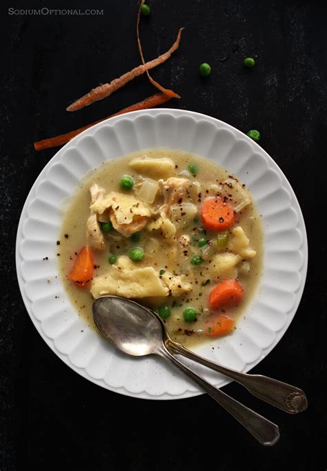 Creamy Chicken Noodle Soup - Sodium Optional