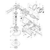 Makita Angle Grinder Inner Flange 42 Ga7050/ga9050/ 224415-9 - Part Shop Direct