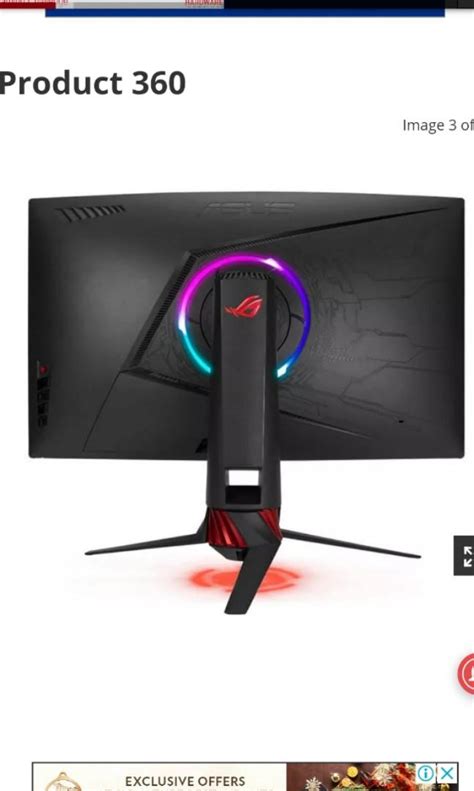 ASUS ROG STRIX XG32VQ Gaming Monitor, Computers & Tech, Parts & Accessories, Computer Parts on ...