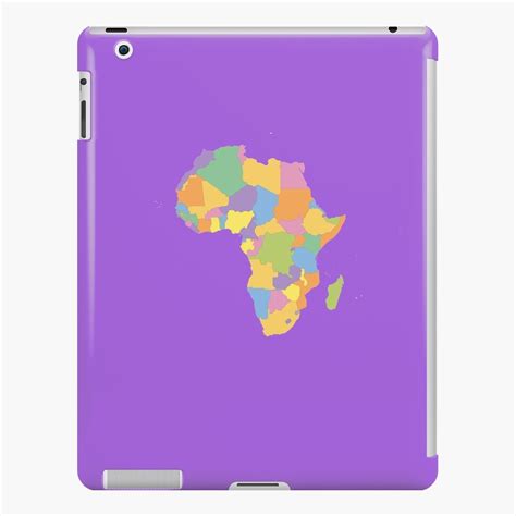 "africa continent map , countries with cool pattern colourfull" iPad Case & Skin by rashadat ...