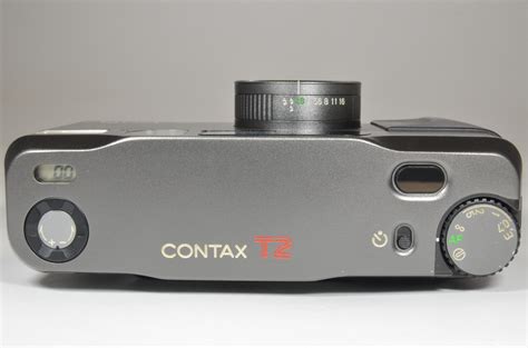 CONTAX T2 Titanium Black Data Back P&S 35mm Film Camera #a0634 – SuperB JAPAN CAMERA