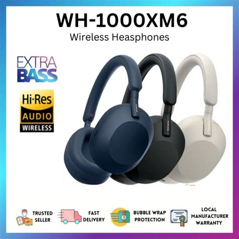 Sony WH-1000XM6 Premium Wireless Bluetooth Over the Ear Active Noise ...