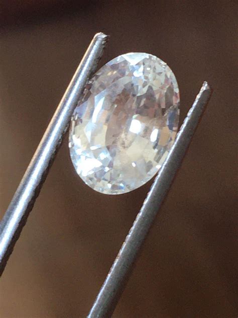 Natural Unheated White Sapphire |Loose Gemstone|New|