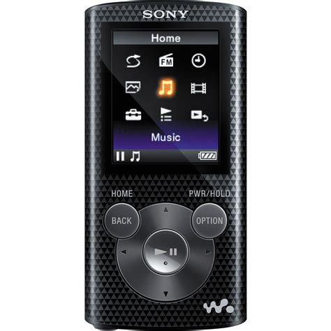 Sony 4GB NWZ-E383 Series Walkman MP3 Player (Black) NWZE383BLK