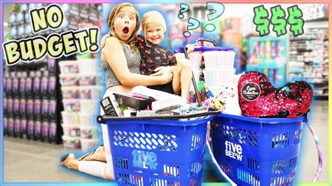 NO BUDGET AT THE 5 BELOW STORE!!! WE BOUGHT ALL THE SLIME KITS!! - YouTube