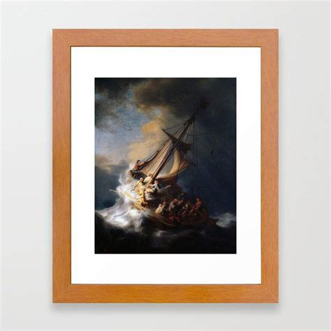 Stolen Painting - The Storm on the Sea of Galilee by Rembrandt Framed ...