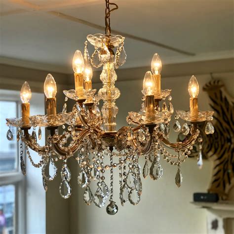 Vintage French & Italian Cut Glass & Crystal Chandeliers – ThisWildHouse