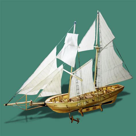 Ship Assembly Model DIY Kits Wooden Sailing Boat Decoration Wood Kids Toy Gift | eBay