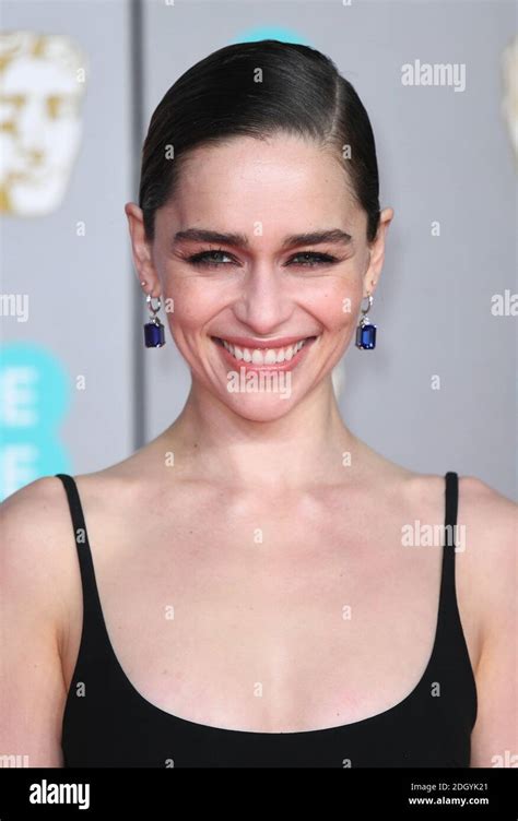 Emilia Clarke attending the 73rd British Academy Film Awards held at ...