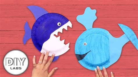 Paper Plate Whale Craft