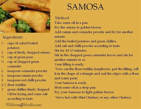 Samosa Receta Easy Indian Dessert Recipes, Indian Desserts, Indian Food Recipes, Asian Recipes ...