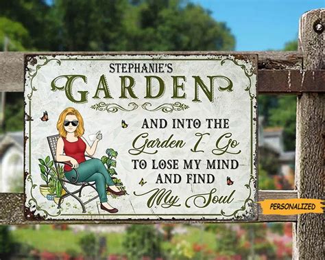 Personalized Metal Garden Signs Made in the USA TMS83 – Tom Pham Designs