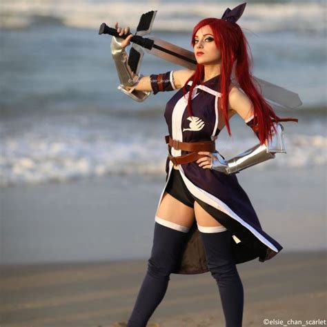 Erza Scarlet en chair et en os ! 😍 | Cosplay fairy tail, Idées de ...