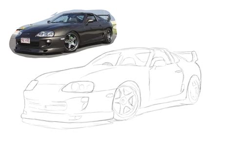 colector Este limba engleză stricată how to draw a toyota supra mk4 ...