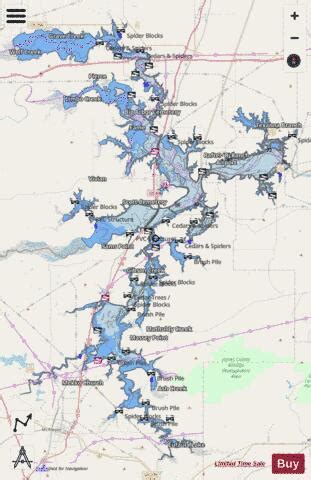 Eufaula_OK Fishing Map | Nautical Charts App