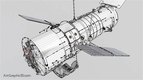 3D Model Hubble Space Telescope Diagram