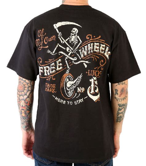 Lucky 13 Free Wheel Mens Tshirt