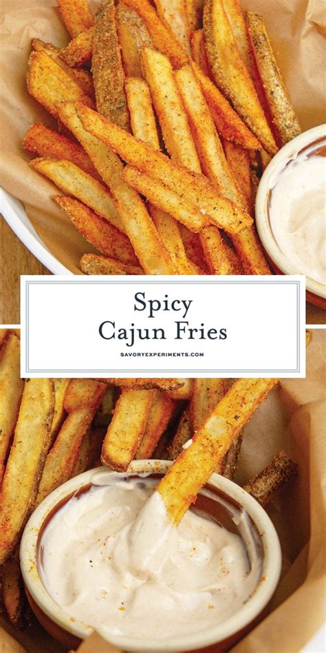 BEST Cajun Fries- Homemade Cajun French Fries Both Fried AND Baked!