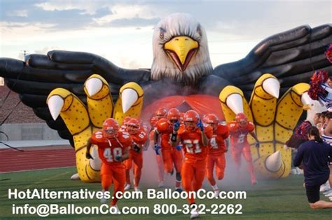 Canutillo High School TX Eagle Football Player Tunnel Mascot Entry - a ...