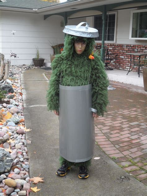 Oscar the Grouch Halloween costume. | Easy girl halloween costumes ...