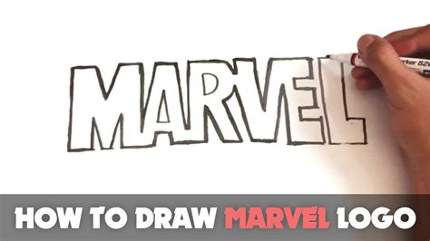 View Cool Marvel Logo Drawings Gif