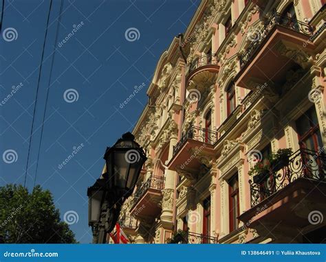 The Ancient Architecture of the City of Odessa Stock Image - Image of ...