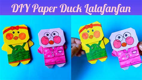 DIY Origami Paper Duck Lalafanfan / DIY Paper Doll @HelloOrigami - YouTube