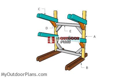 Kayak Rack Plans | PDF Download | MyOutdoorPlans