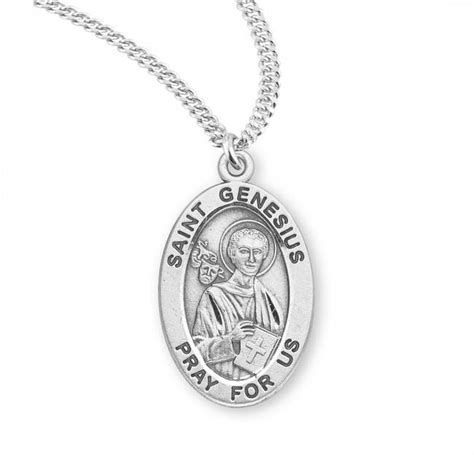 Saint Genesius Patron Saint Necklace