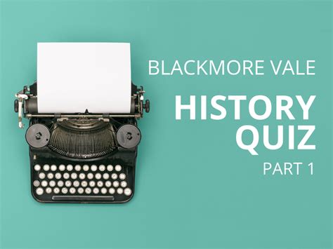 Blackmore Vale History Quiz – Part 1 | The New Blackmore Vale Magazine ...