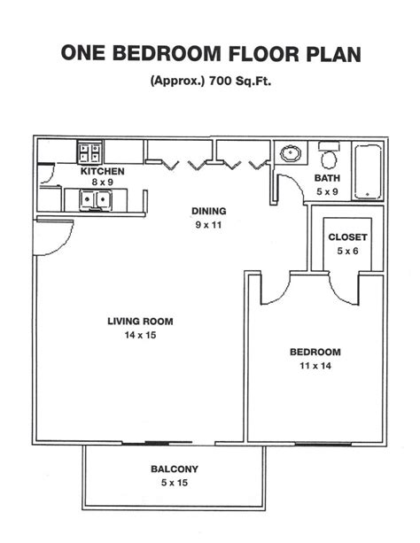 Floor Plans | Sandridge Apartments for Rent in Calumet City Illinois