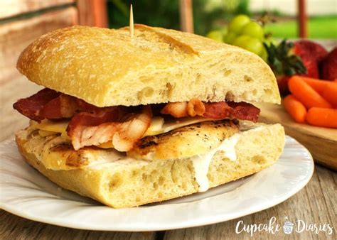 Chicken Bacon Ranch Sandwiches