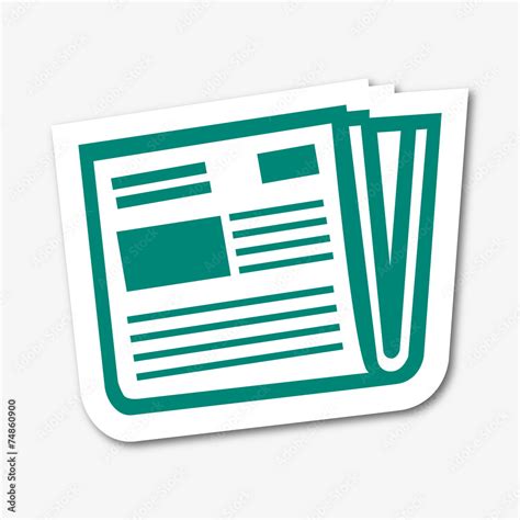 Logo journal. Stock Vector | Adobe Stock