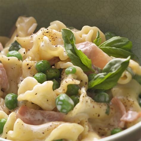 Pasta with Basil Cream Sauce Recipe - EatingWell