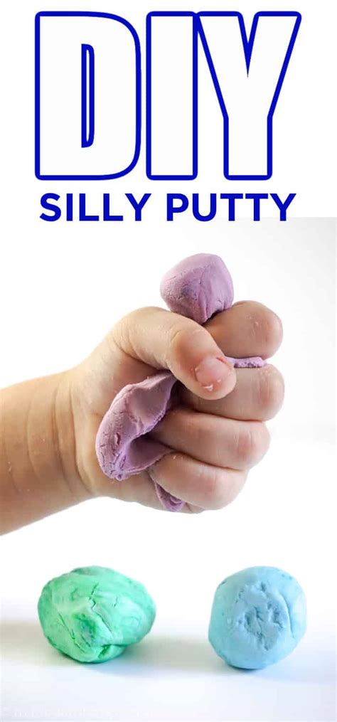 How to Make Silly Putty - Two Ingredients - Made with HAPPY