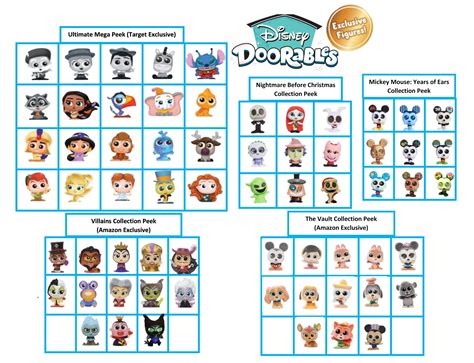 Disney Doorables Checklist Printable - prntbl.concejomunicipaldechinu ...