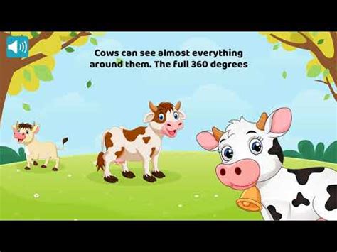 Cow Facts For Kids | Cow Goes Moo | Farm Animal Sounds | Cow Sound ...