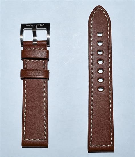 Hamilton Khaki Field 20mm Brown Leather Watch Band – WATCHBAND EXPERT