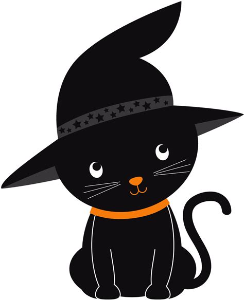 cute halloween black cat clipart - Clip Art Library