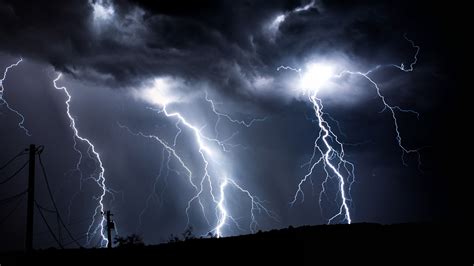 Free download | HD wallpaper: lightning, thunder, sky, thunderstorm, atmosphere, darkness ...