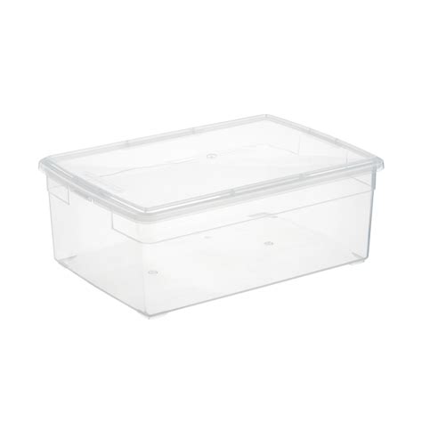 Large Clear Plastic Storage Bins Bulk | Dandk Organizer