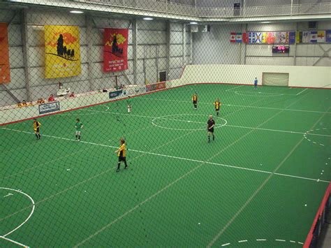 An indoor soccer tournament at the Canada Games Centre that was taking place | Flickr - Photo ...