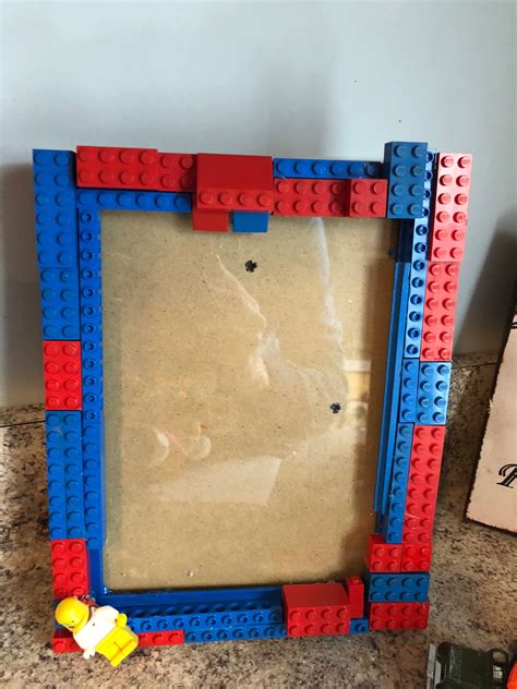 #handmade Lego frame with Lego character accent. A surefire hit for any ...