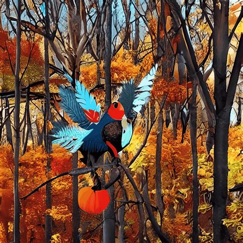 Autumn Forest Animals and Birds · Creative Fabrica