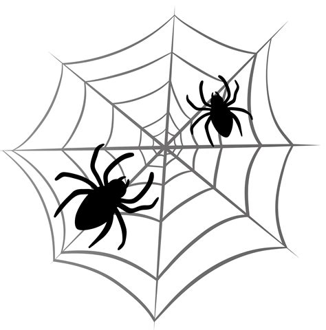 Halloween Spider Web drawing free image download