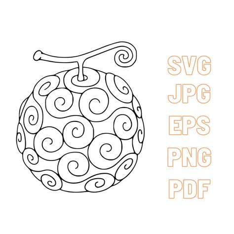 One Piece Gomu Gomu No Mi Devil Fruit Svg Png Jpg Eps Pdf - Etsy Hong Kong