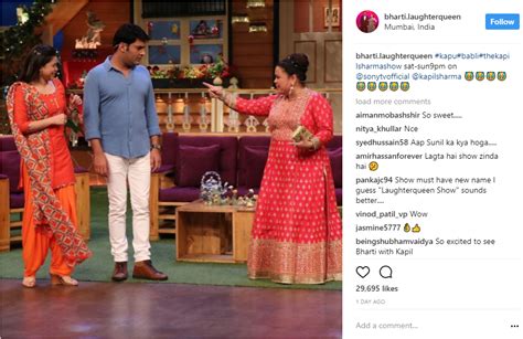 Here are the Glimpse of Bharti Singh from The Kapil Sharma Show – Newsfolo