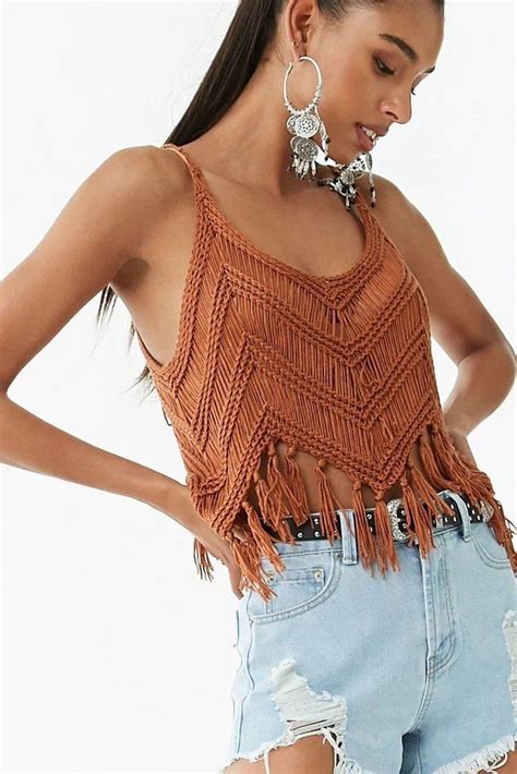 Sleeveless Crochet Top in 2020 | Crochet fashion, Crochet top pattern ...